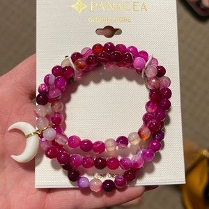 Pink moon bracelet